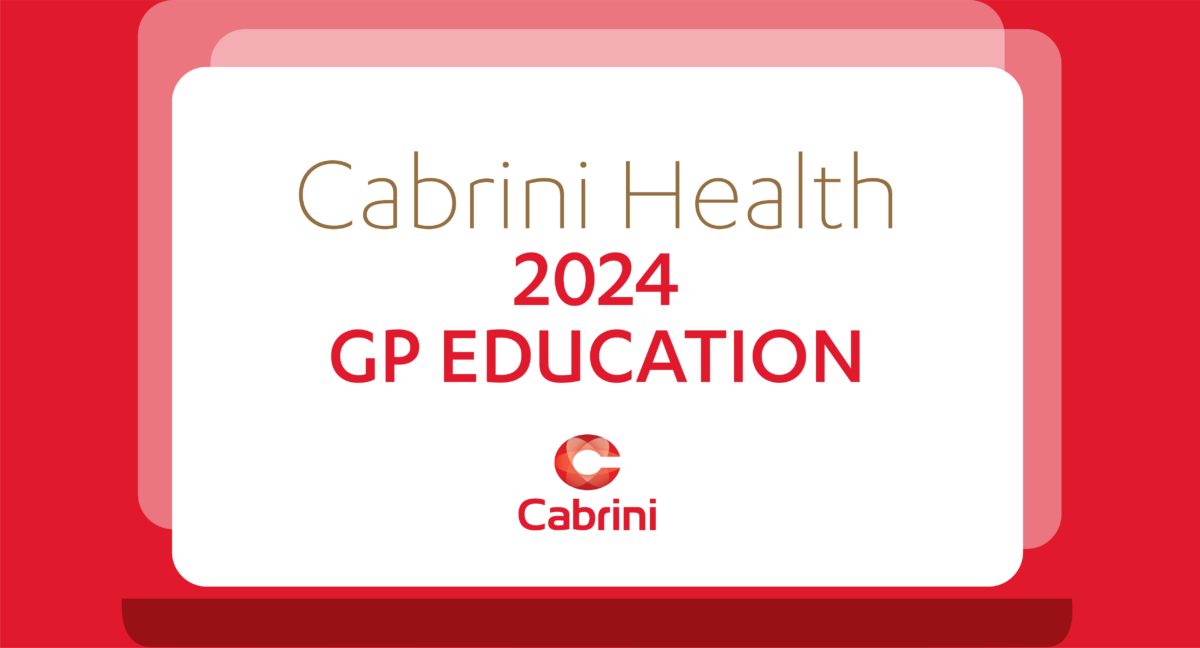Cabrini Health GP Education sessions