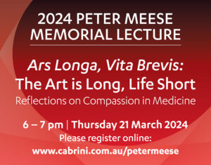Peter Meese Memorial Lecture image