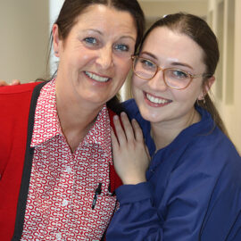 Mother's Day at Cabrini - staff mother Leanne and daughter Robyn