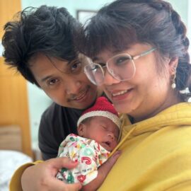 April and James and baby Euan 500w