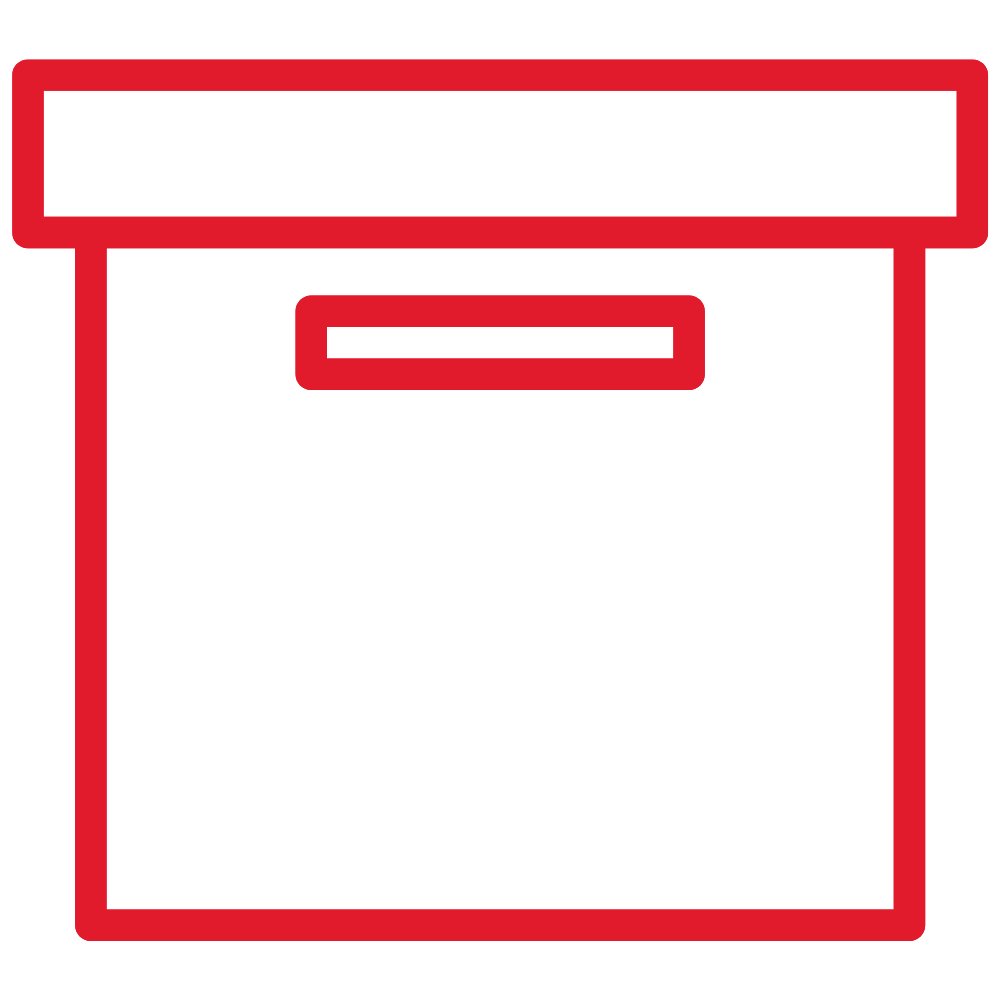 Archive box icon