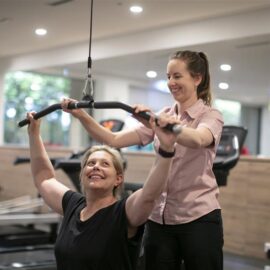 Cabrini Exercise and Wellness Centre patient exercises