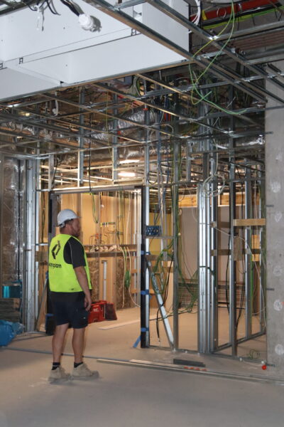 Construction works on new theatres at Cabrini Malvern
