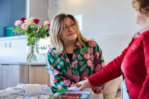 Palliative Care patient and Cabrini nurse