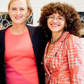 Professor Katie Allen and Sylvia Falzon - Cabrini Chairman