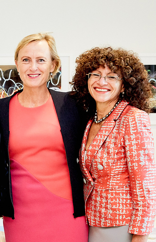 Professor Katie Allen and Sylvia Falzon - Cabrini Chairman