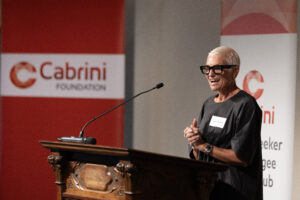 Sharon Sherwood at the Asylum Seeker 10 year anniversary