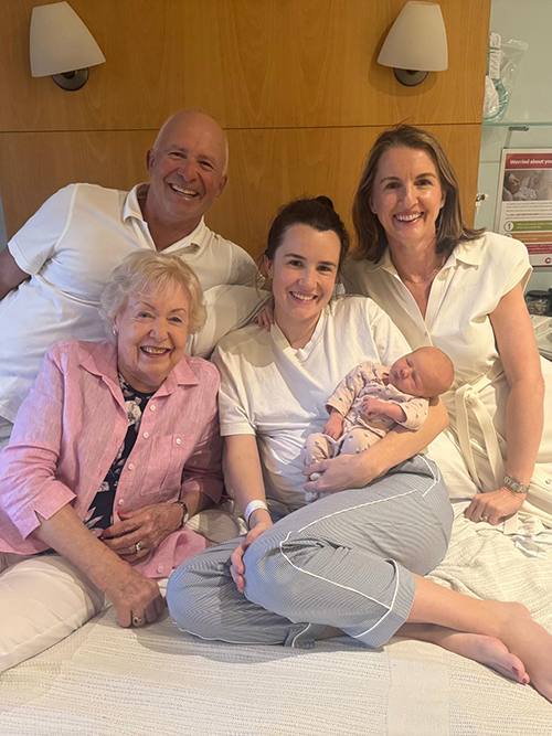 Three generations of joy at Cabrini Malvern