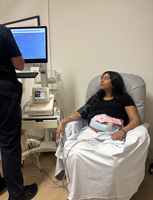 VBAC - Hasnaa monitoring baby